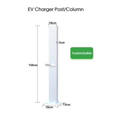 Beli AC EV Charger Column Baja Berkualitas Tinggi Hitam / Putih / Warna Disesuaikan online manufacture