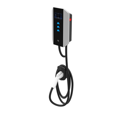 Wall-Mounted Type 2 EV Charger with App RFID 3-in-1 Smart Charging Pile 7kW / 11kW / 22kW