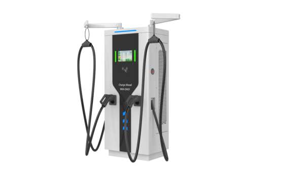 Shopping Mall DC Public Charging Stations 160kW Charger CCS2  With Cable Managment