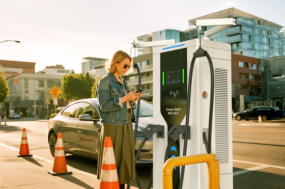Ultra-Quiet 160kW Fast Charger | Suitable for Electric Trucks, Hotels, and Business Operators