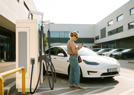 Intelligent 160kW EV Charger | For Electric Vans & Commercial Use | 10